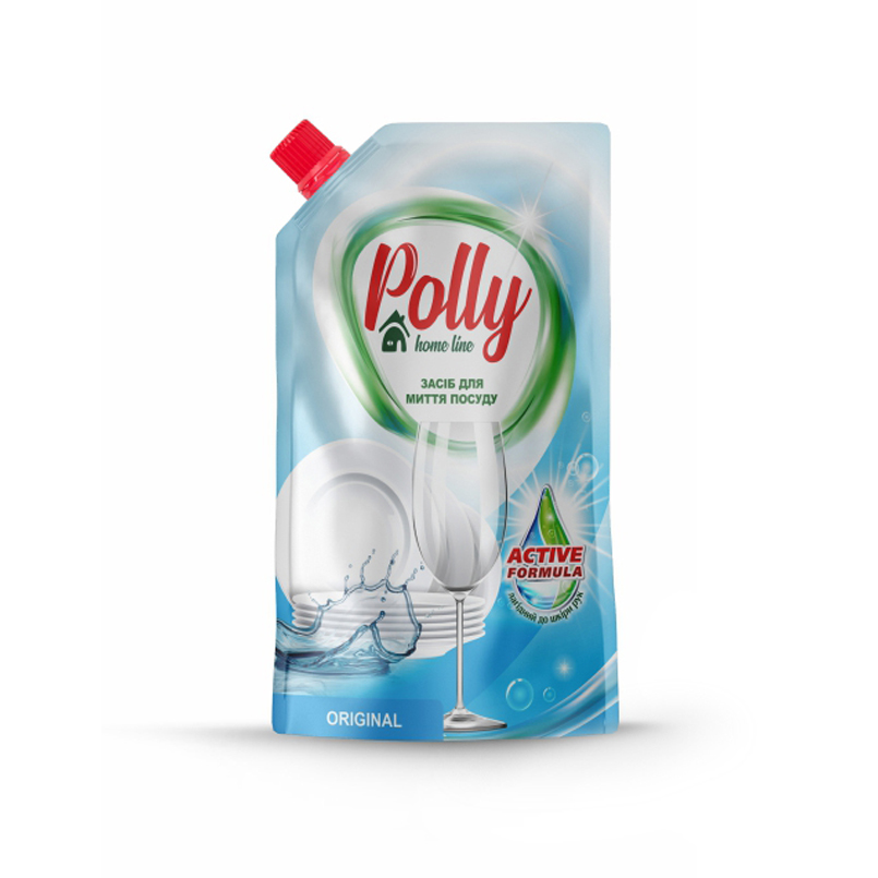Засіб для миття посуду Polly Original, дой-пак 500мл